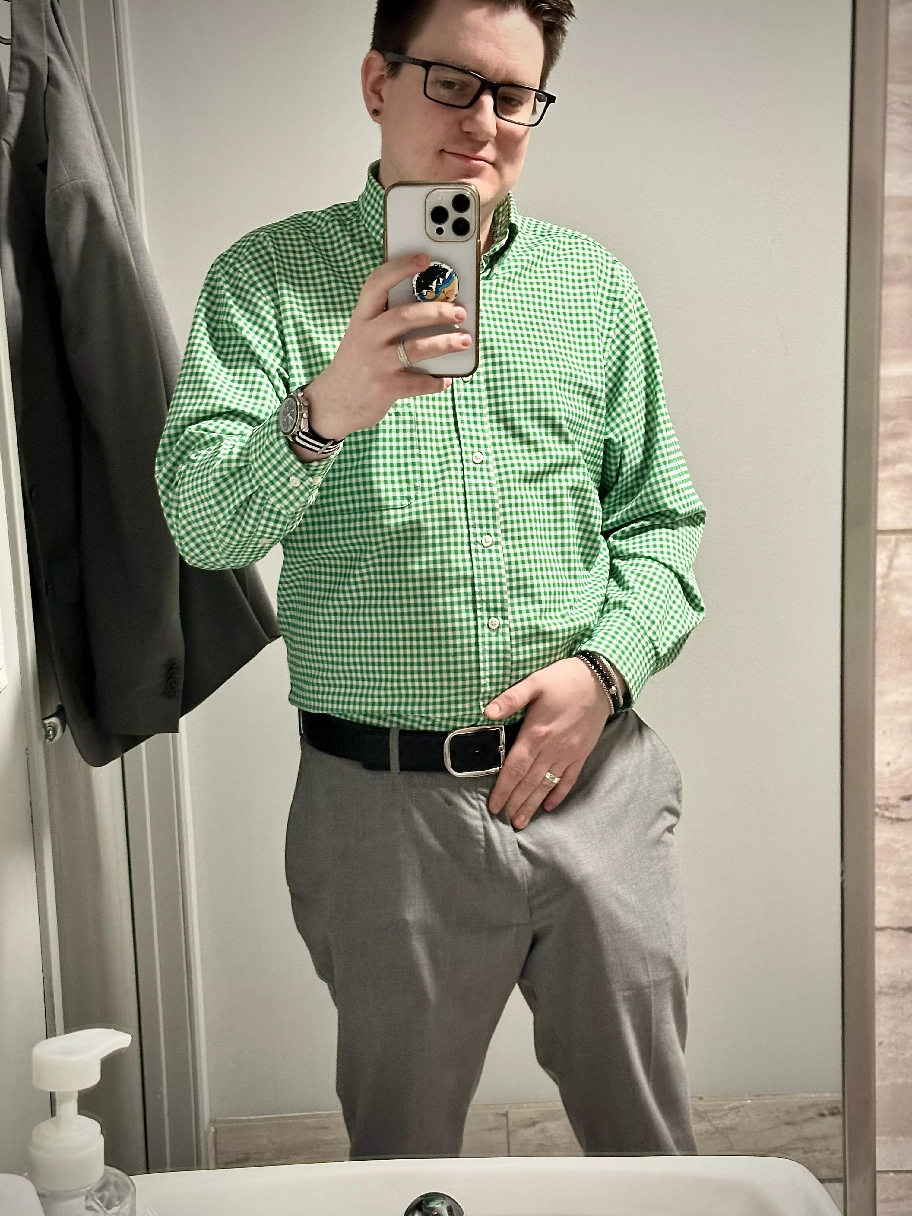 I think my work pants may be a little too revealing 