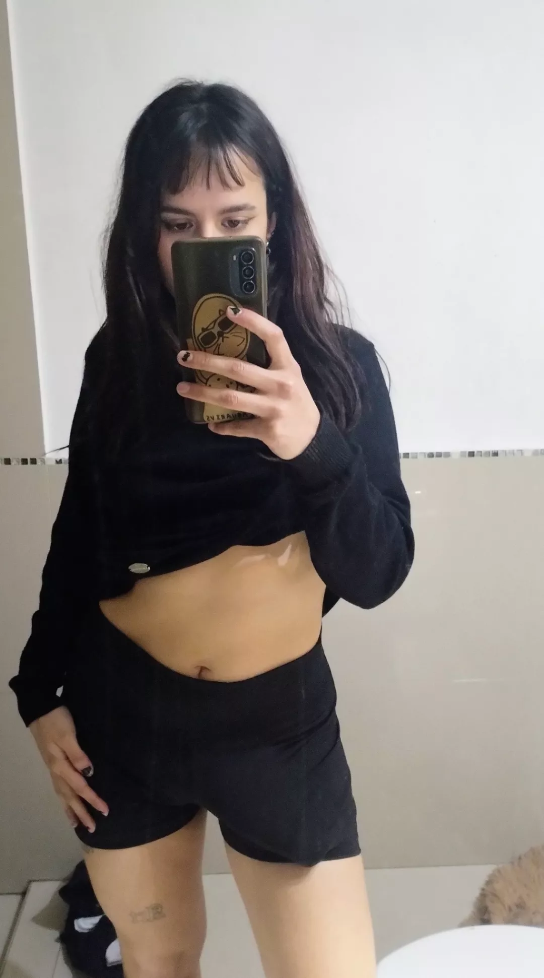 I'm going on our date in very tight pants.