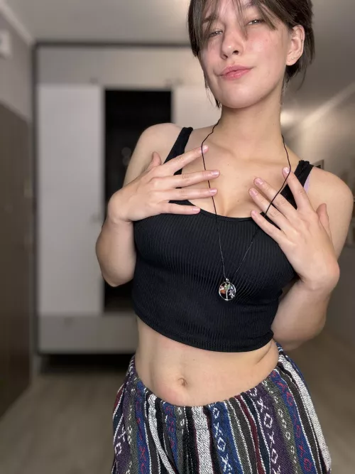 My on the go crop top