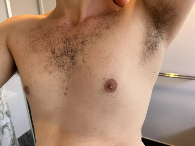 Pic before my shower for u guys