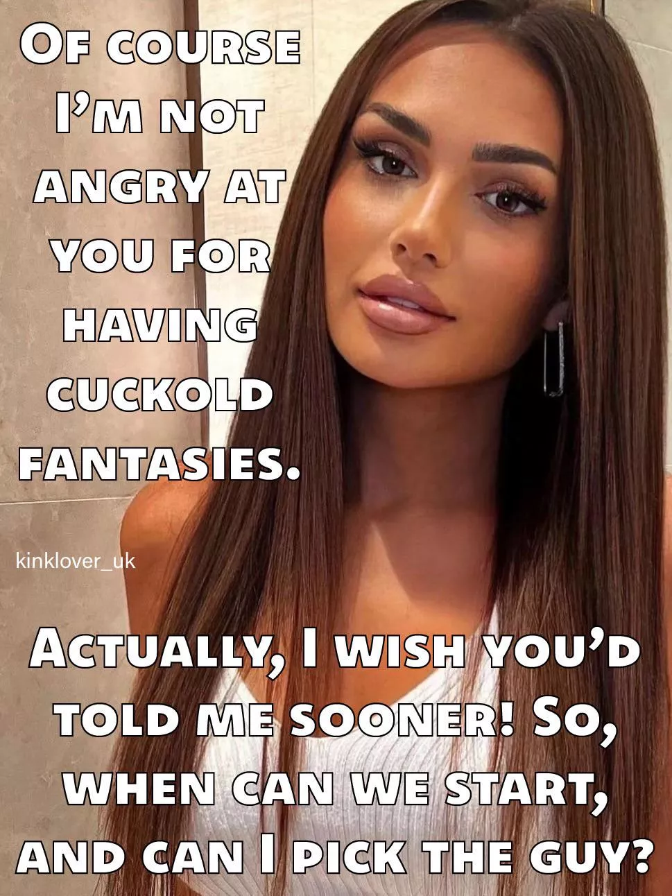 Reading between the lines, she already has someone in mind. Perhaps she’s so keen as your revelation has just validated something that’s been already going on behind your back..? 