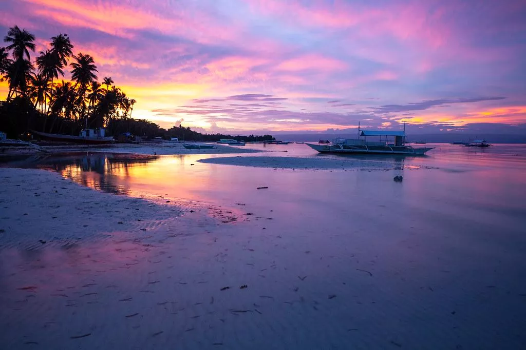 sunset in the philippines