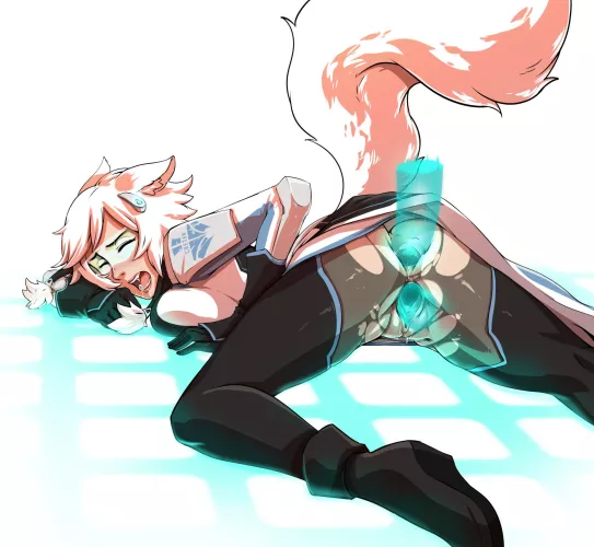 Getting railed by holograms (d-rex)