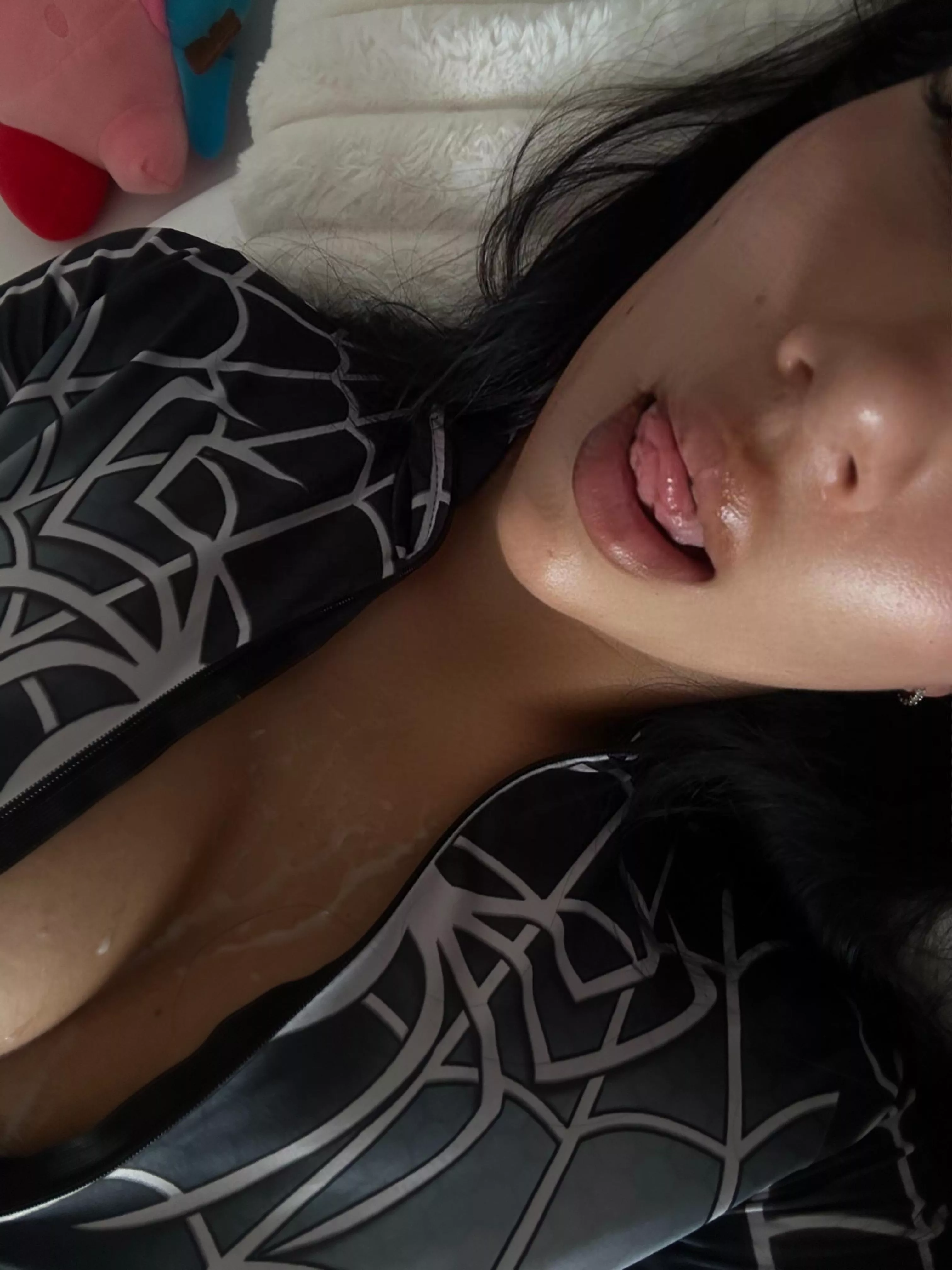 I think I swallowed about half of it