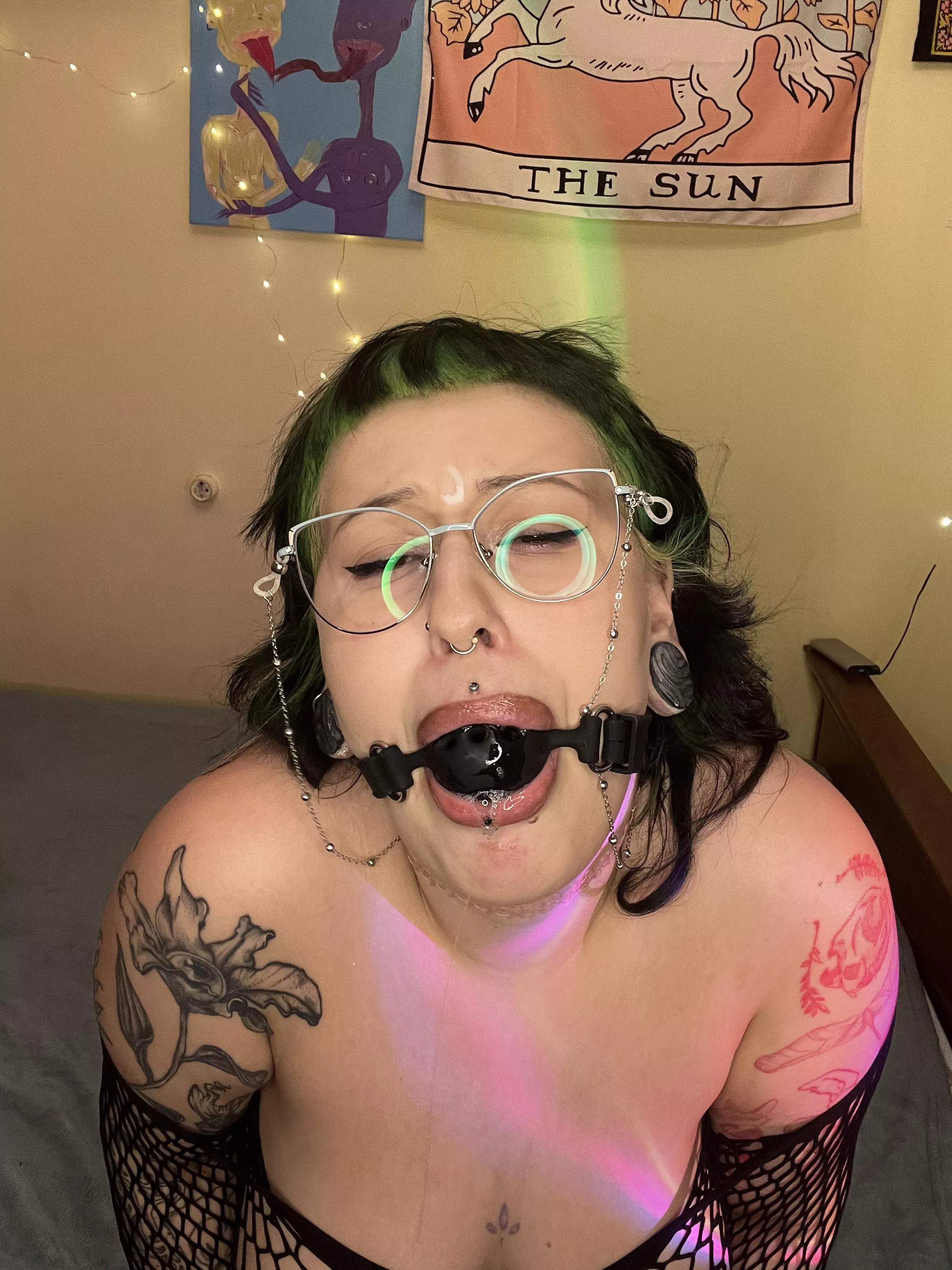 If I'm gagged, I'm ready to be punished by the Master. You will punish me, won't you