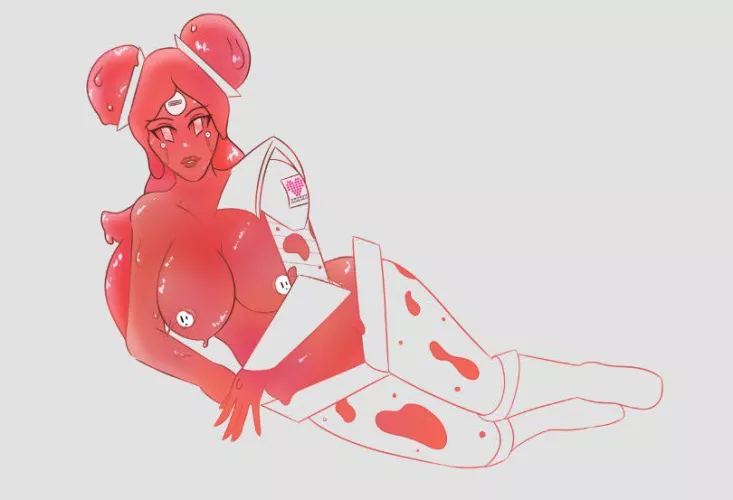 Old slime girl doodle (2021)