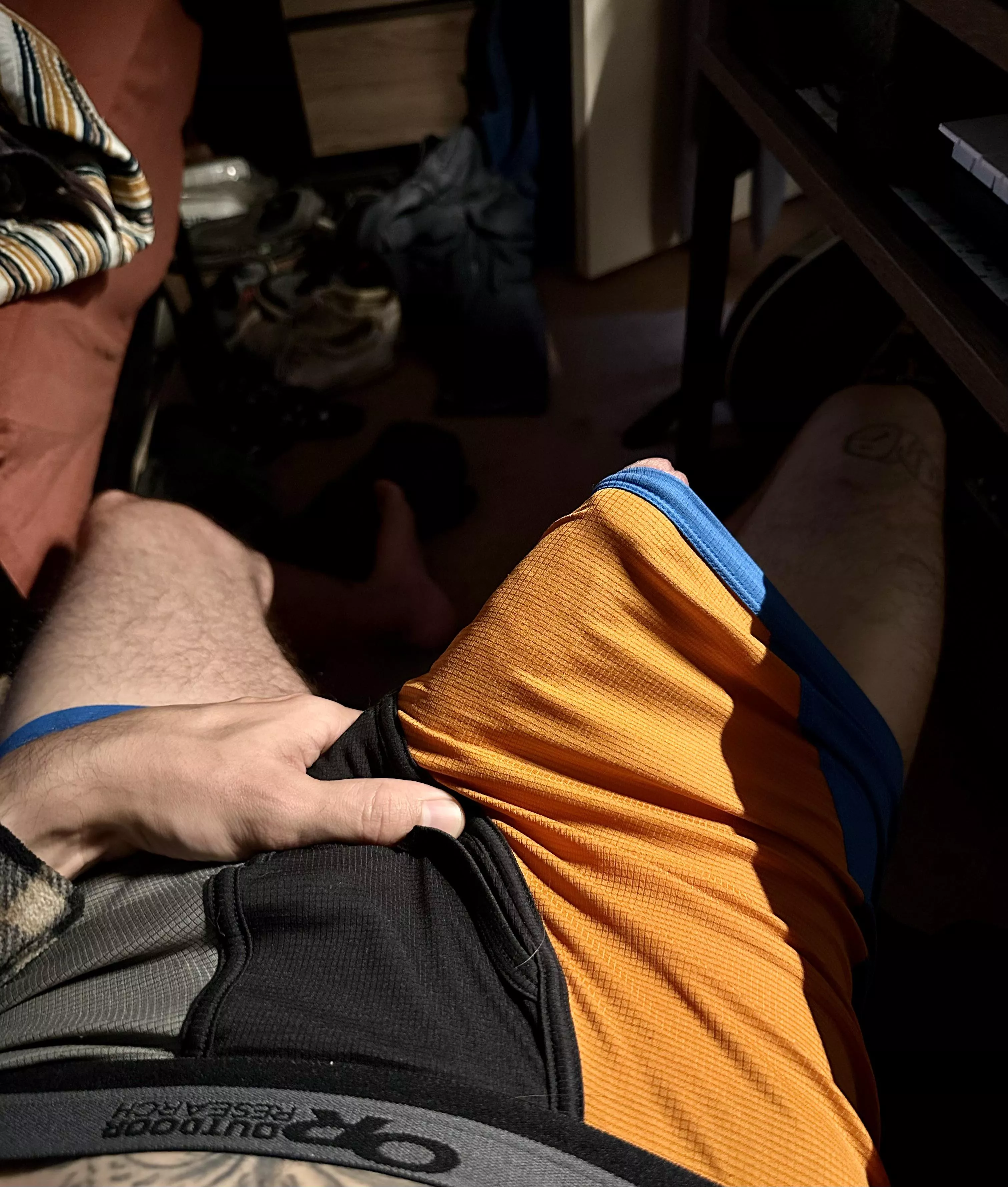 Bulging out of these things!