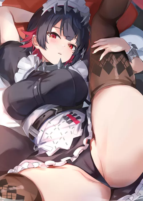 Ellen Joe spreading her legs [Zenless Zone Zero]