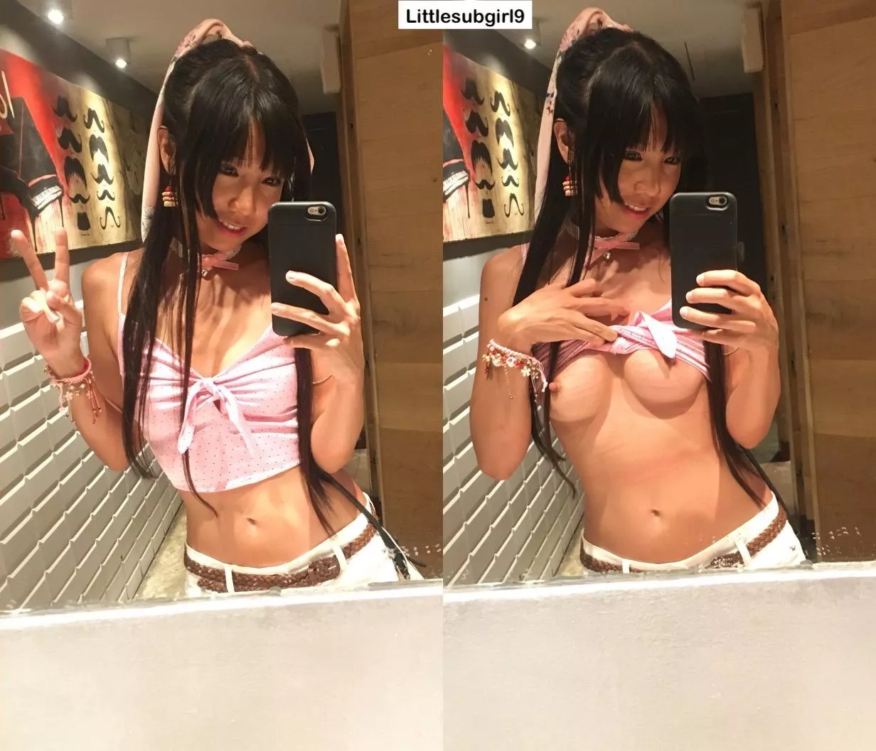 I almost got caught in the bathroom at restaurant taking this for you