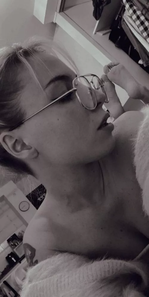 In my bed, sultry outfit on, feeling playful and eager 😏