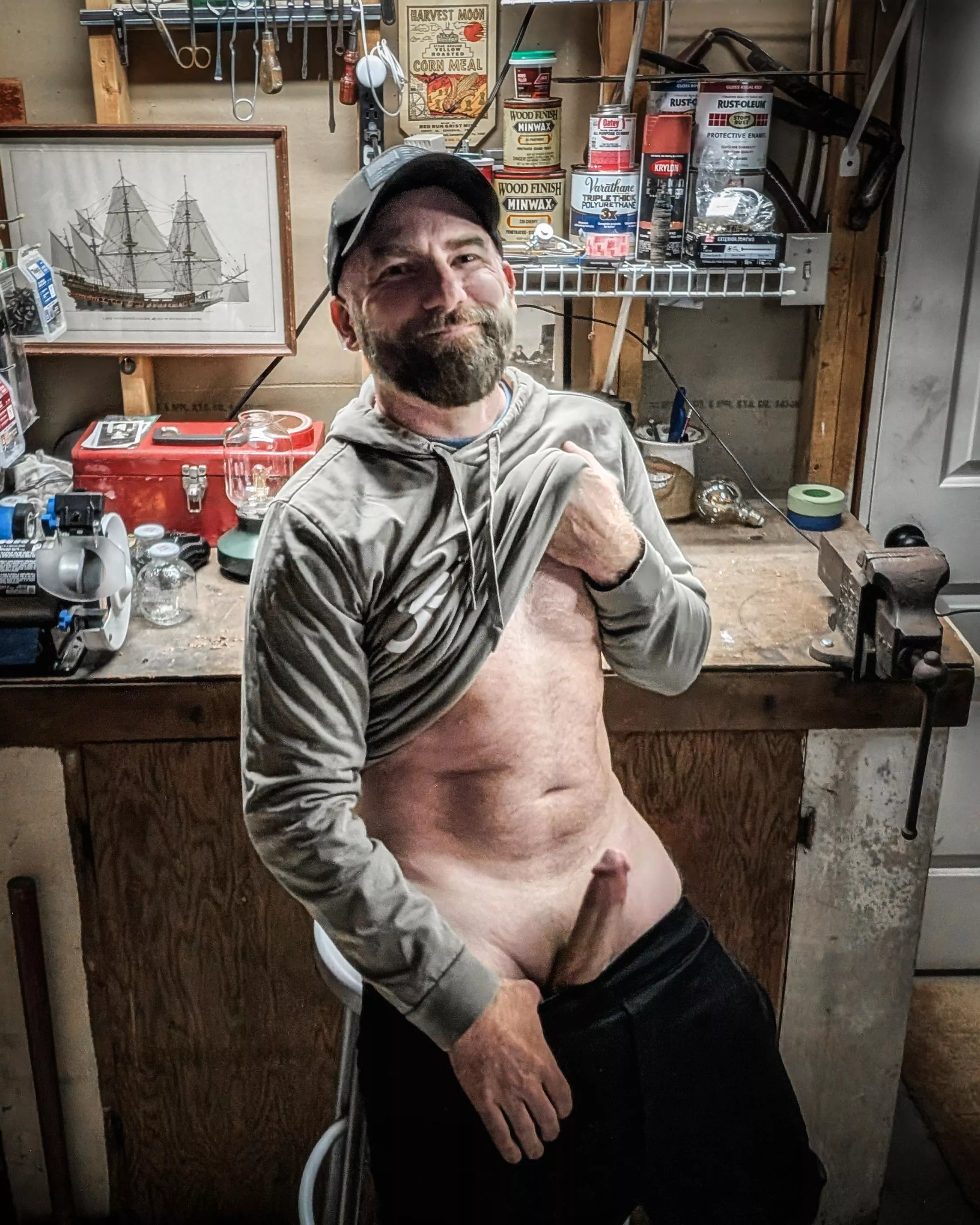 My smile when I see you licking your lips