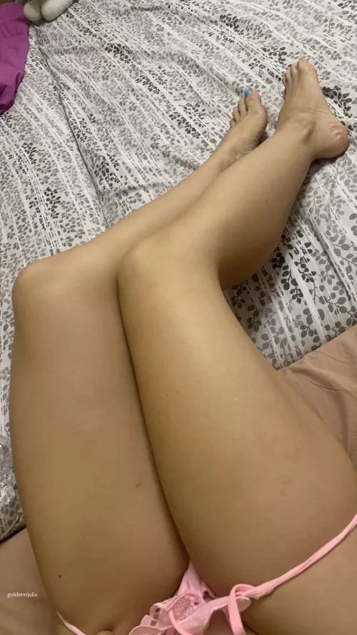 Slide the panties down slowly