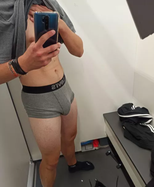 What do you think about a 19yo teen with a big bulge? 