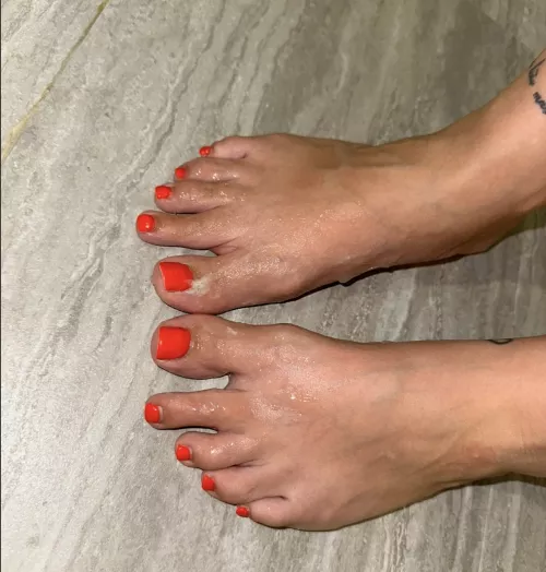 You can use my feet but you need to cover them in cum. Deal ?