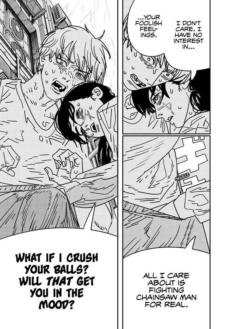 Any good ballbusting in manga?