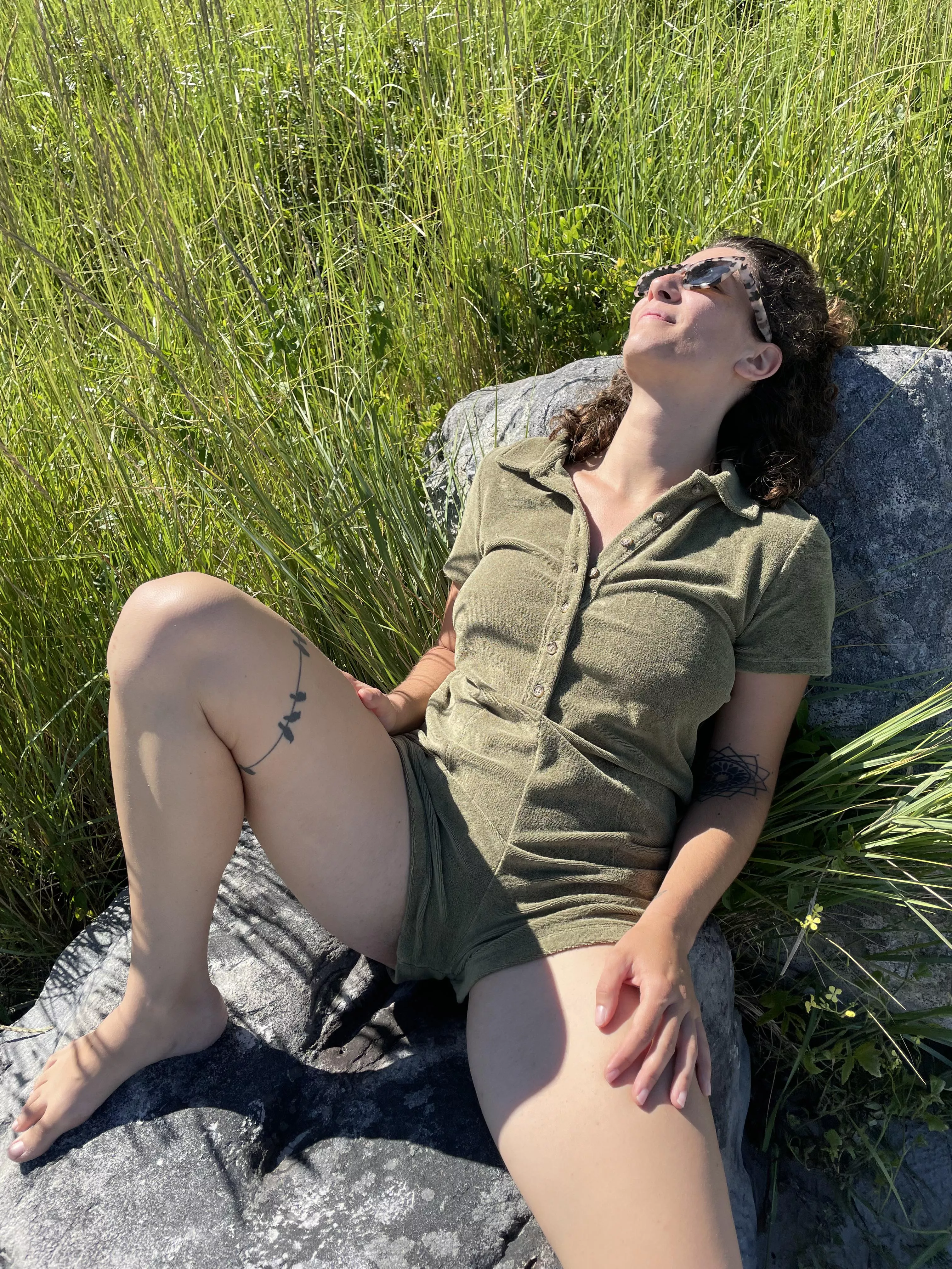 Chilling in my favourite romper