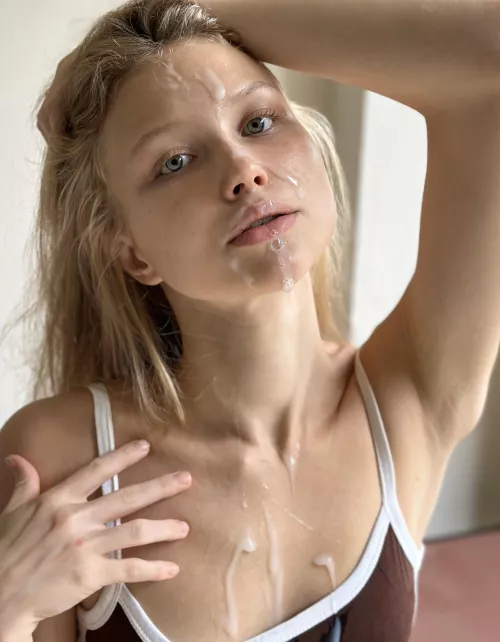 how much of your cream is on my face