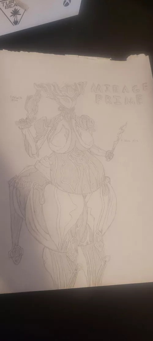 Mirage prime drawing (By me)