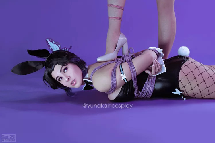 Shinobu Kocho shibari cosplay by Yuna Kairi