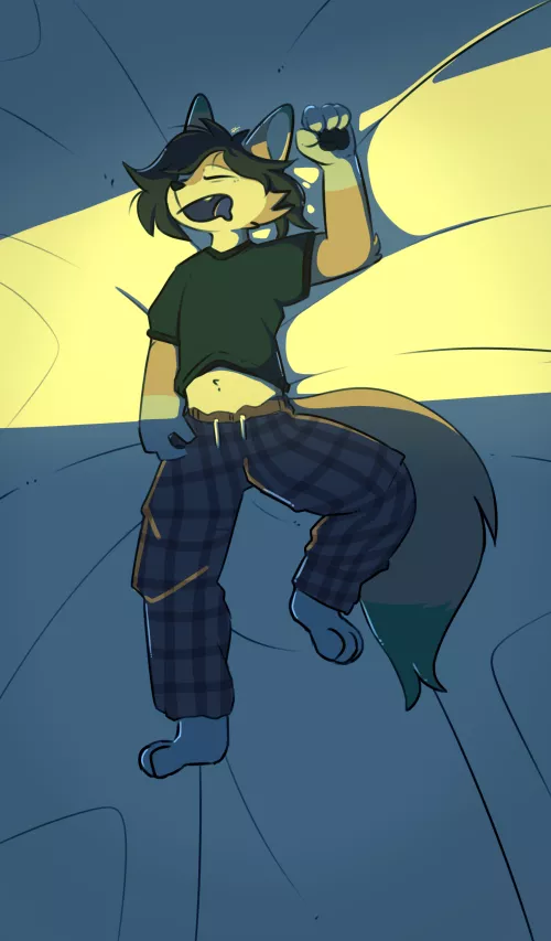 Sleep (Art by Me @Jax_Collie at twitter)