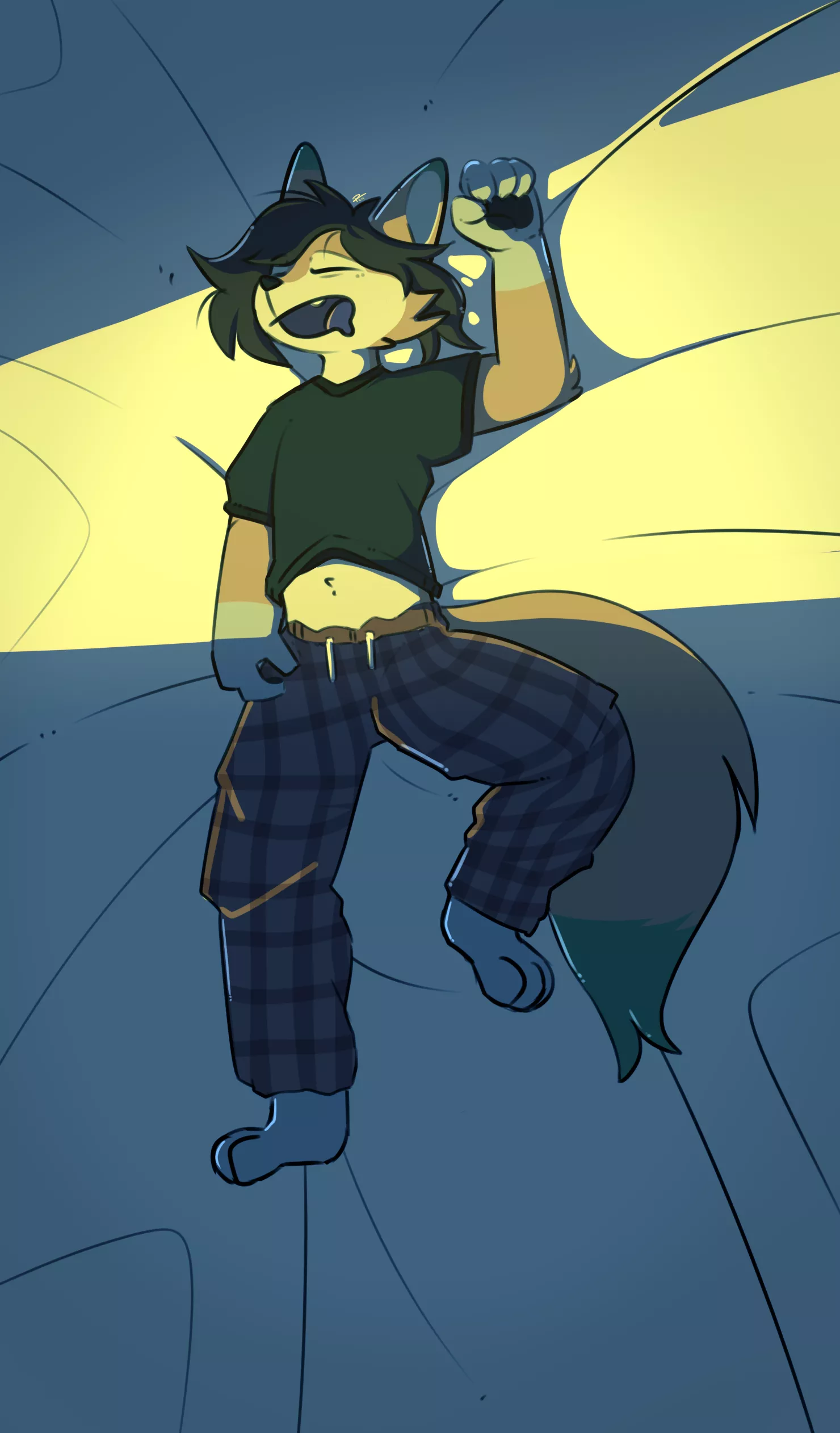Sleep (Art by Me @Jax_Collie at twitter)