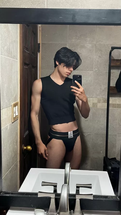 Would you follow me to the shower?