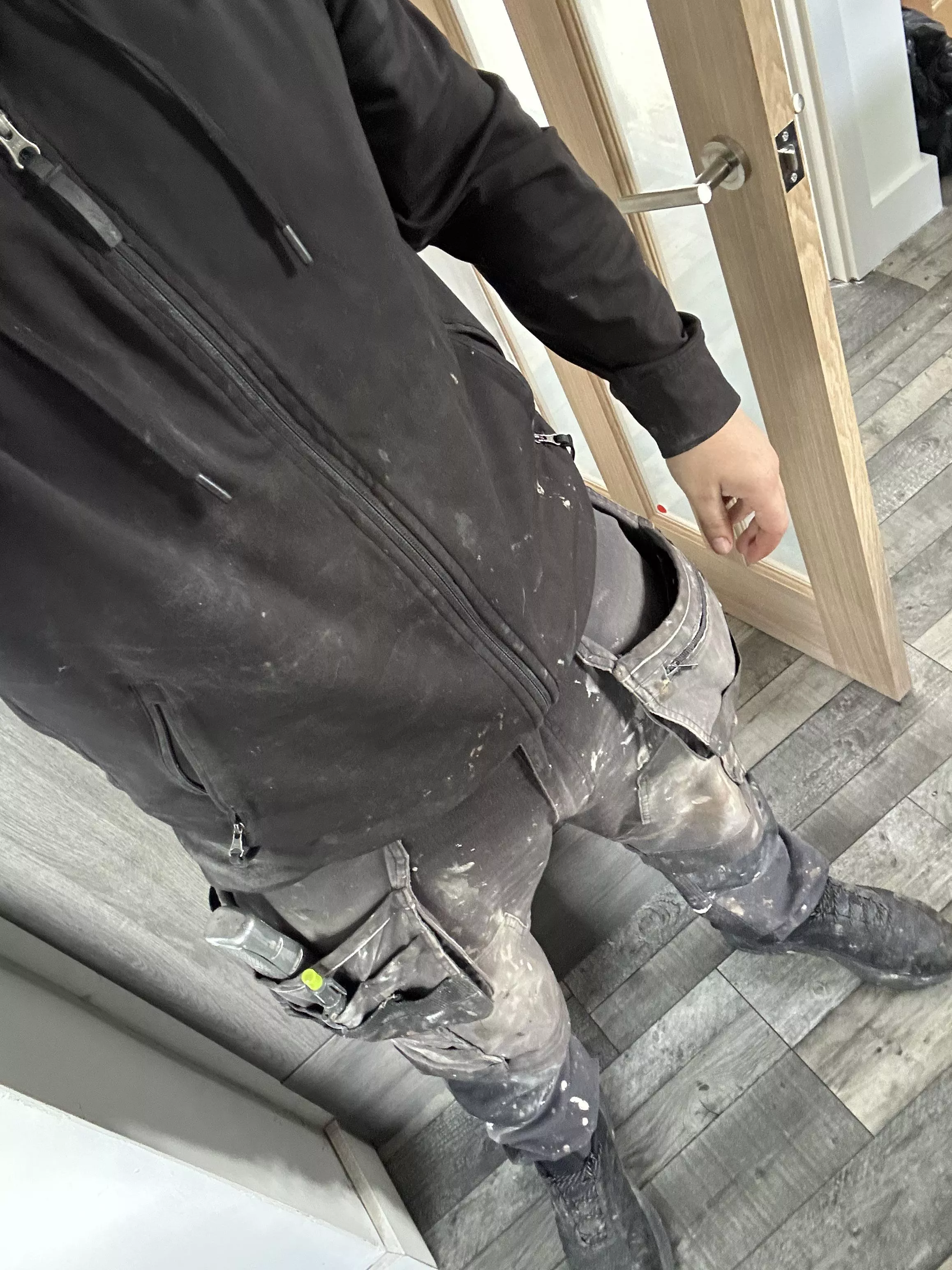 Always horny after a friday shift! Cant wait to unzip! 