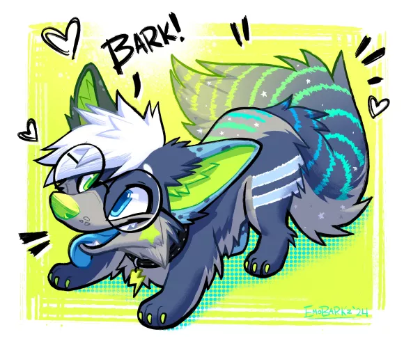 Bark! 💚🩵