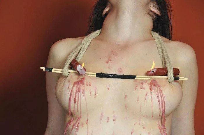 Breast torture, she asked... She was not disappointed with her session. 