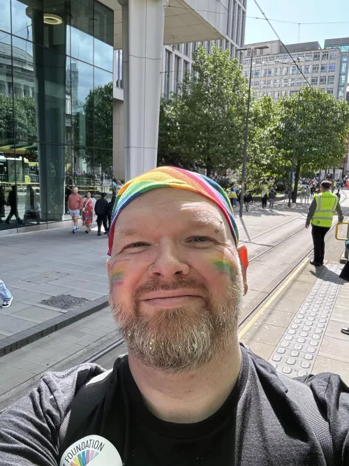 Did the Manchester Pride Parade today with my Queer D&D group