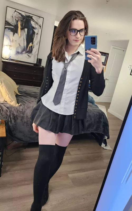 I heard boys who wear glasses are are really cute.