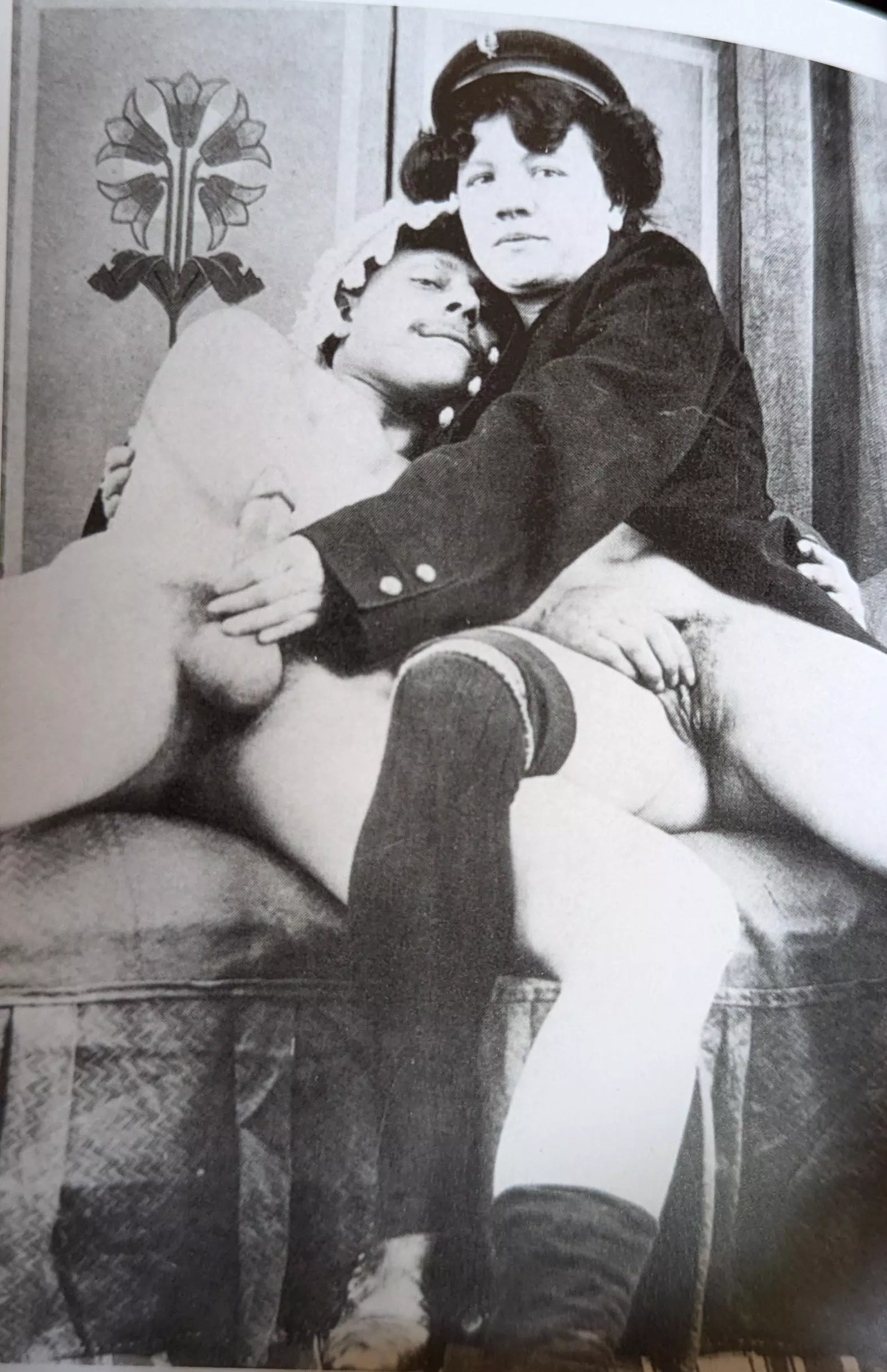 Mutual masturbation and maybe cross dressing in France Early 20th century