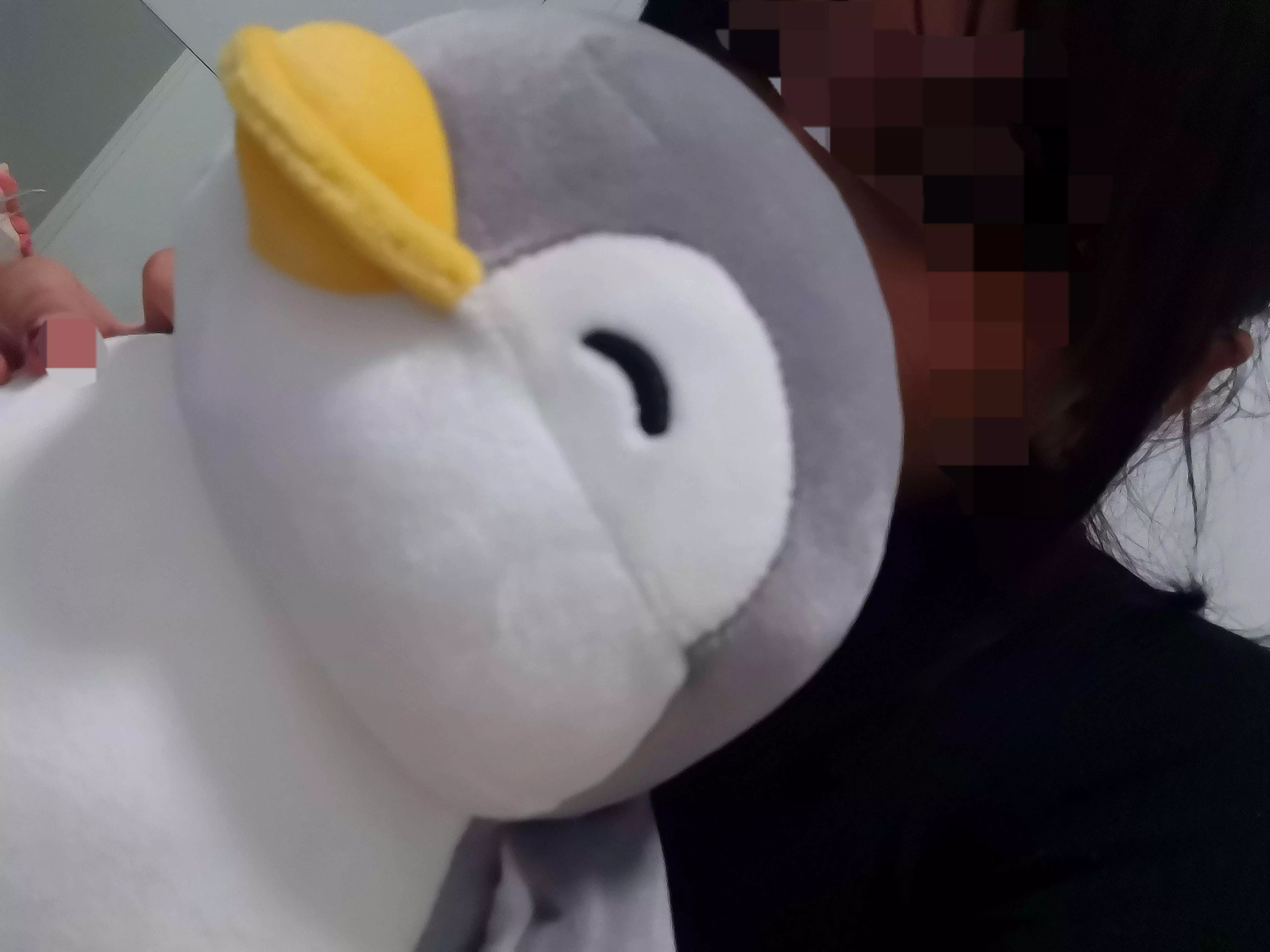 My Little One wanted to show off her favorite penguin