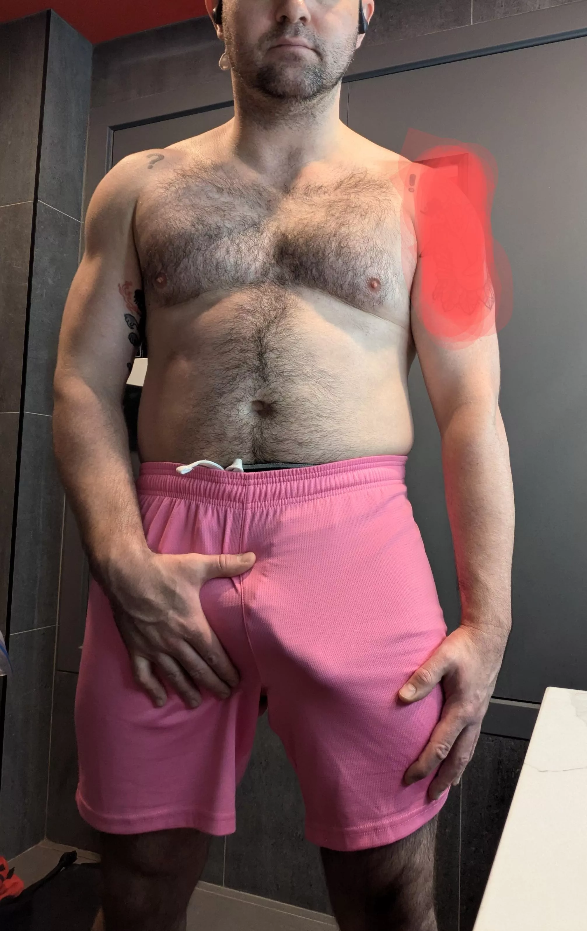 My new gym shorts may be too tight