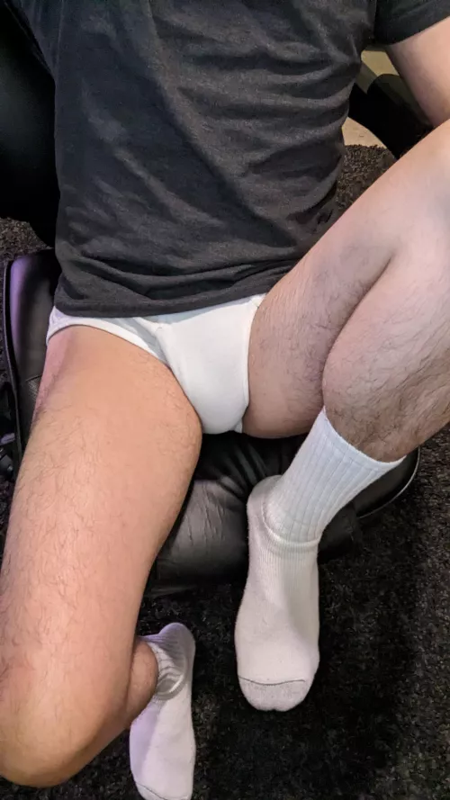 Playing ps5 in the living room, in full view of my roommates 