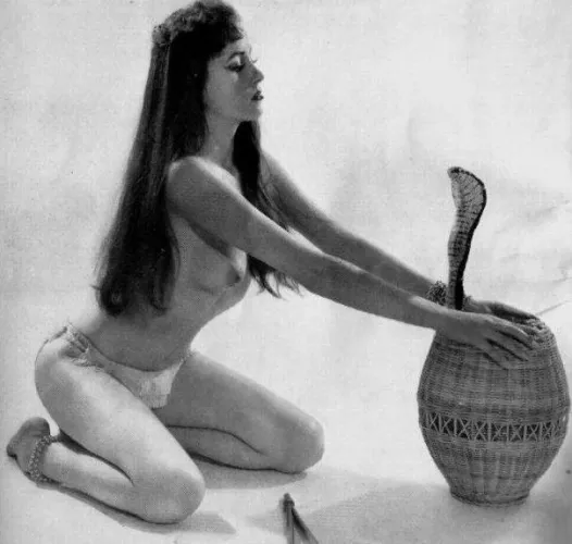 Snake charmer Philippa Charles [1958]