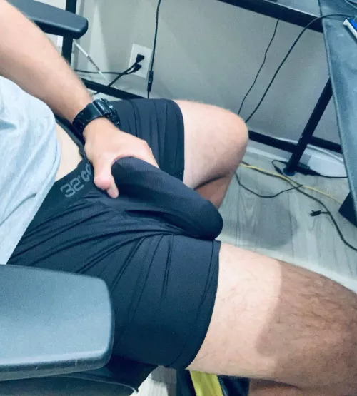 20 is this a bulge or a cock outline? 