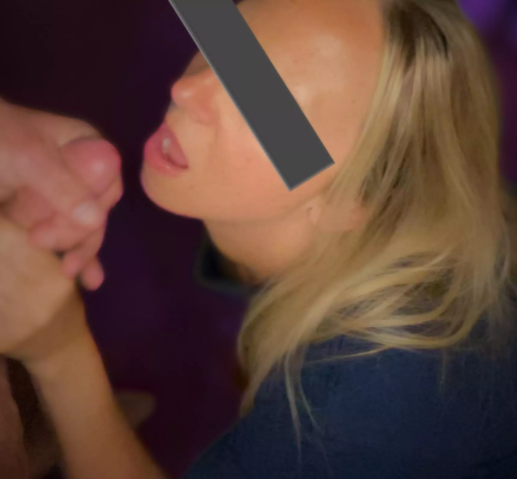 Awaiting my reward to go all over my face (fm)