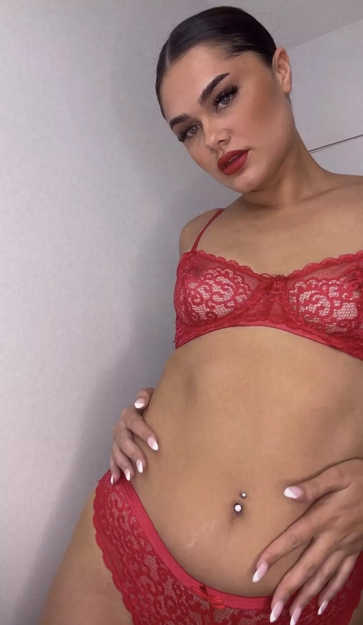 Caught in lace and ready to misbehave