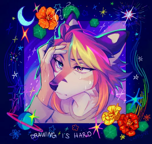 drawing is hard, so i made a drawing about it