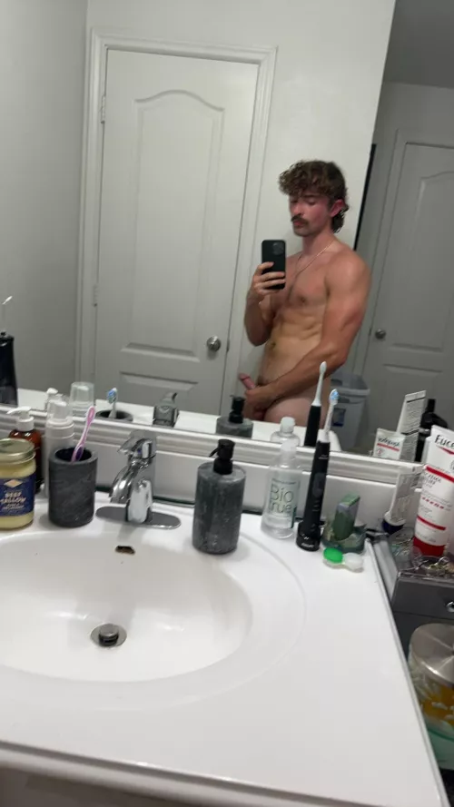 Drenched from a run in the 100 degree heat