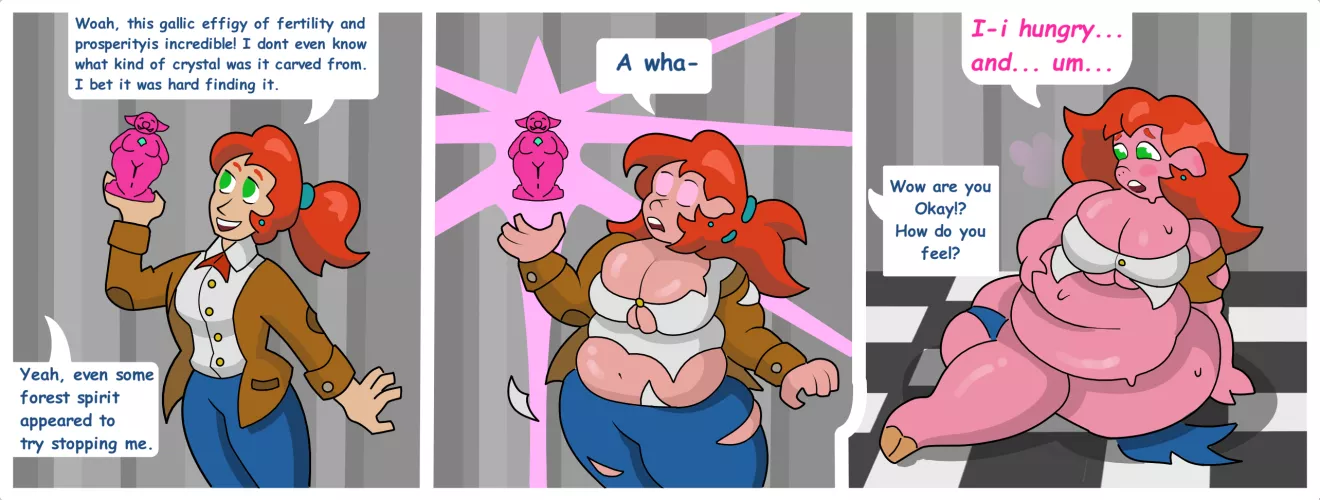 From museum curator to little piggie. What other cursed artefacts could there be?