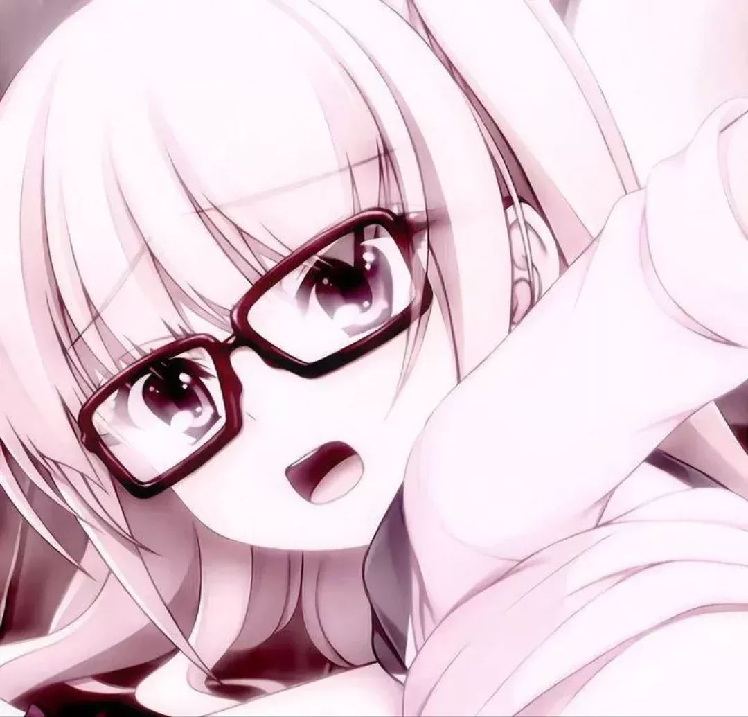 LF Color Source: glasses, open mouth clothes lift, long hair, looking at viewer, eyebrows, school uniform, 1girl, face, close-up, portrait, looking back, arms behind back, shirt lift, long sleeves, upper teeth only