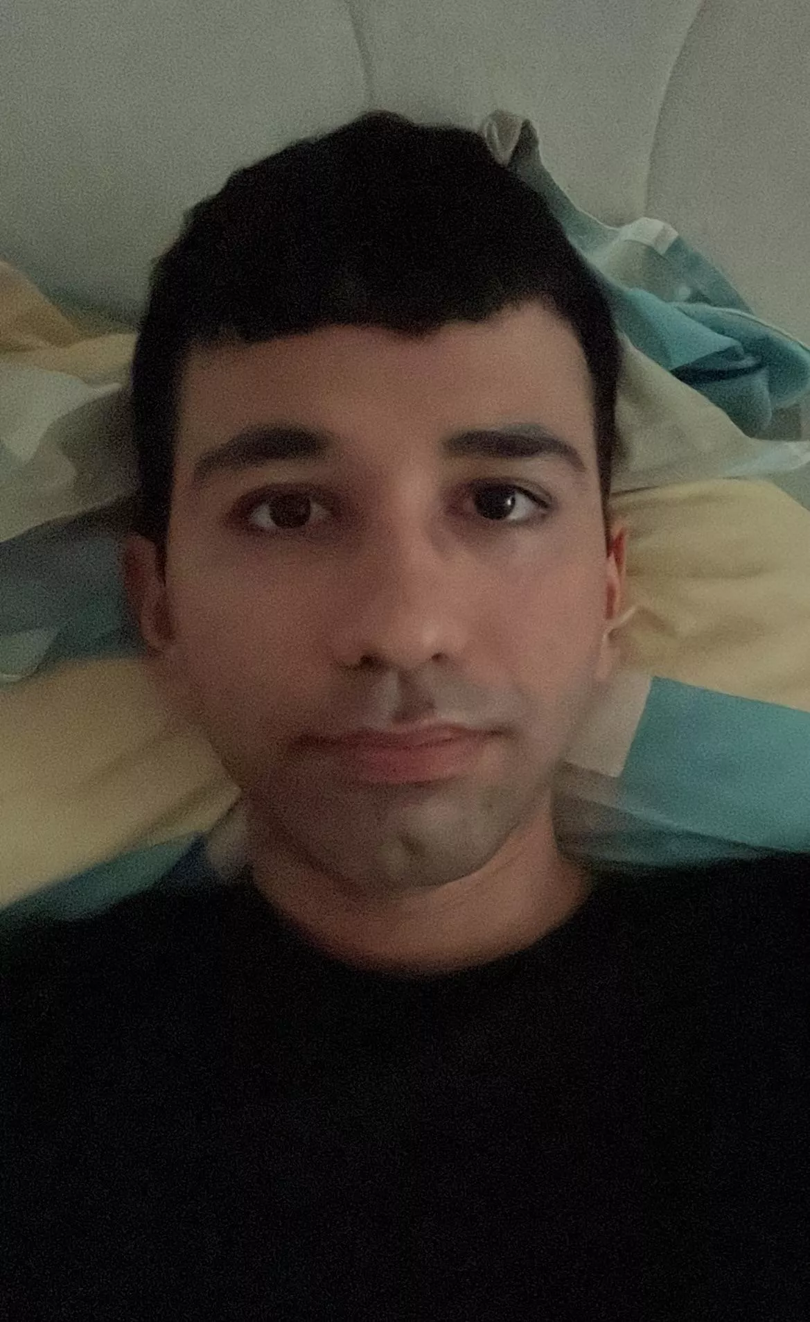 Sucks when you’re not at home and can’t play video games - laying in bed (& a bit sick :c)