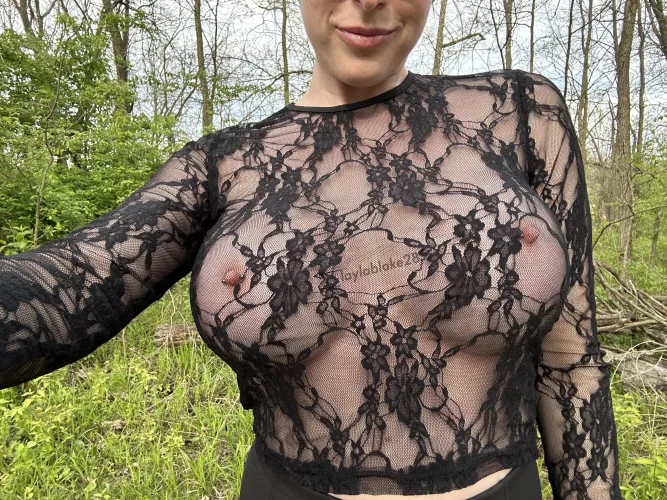 this top didn't protect me against the sun, bugs, or wandering eyes, but i'm sure i'll wear it again anyways