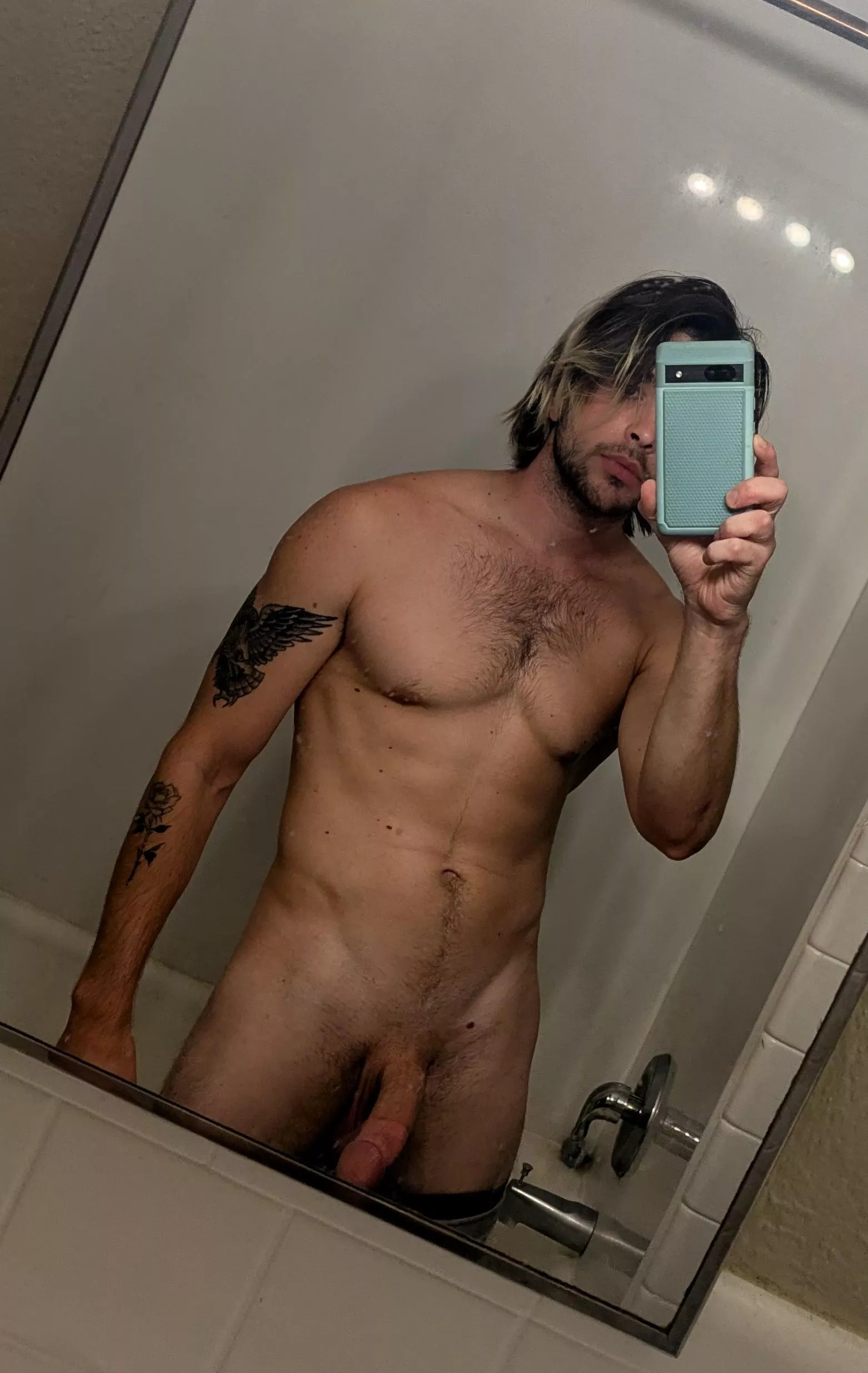 Wanna play before, or after I shower?