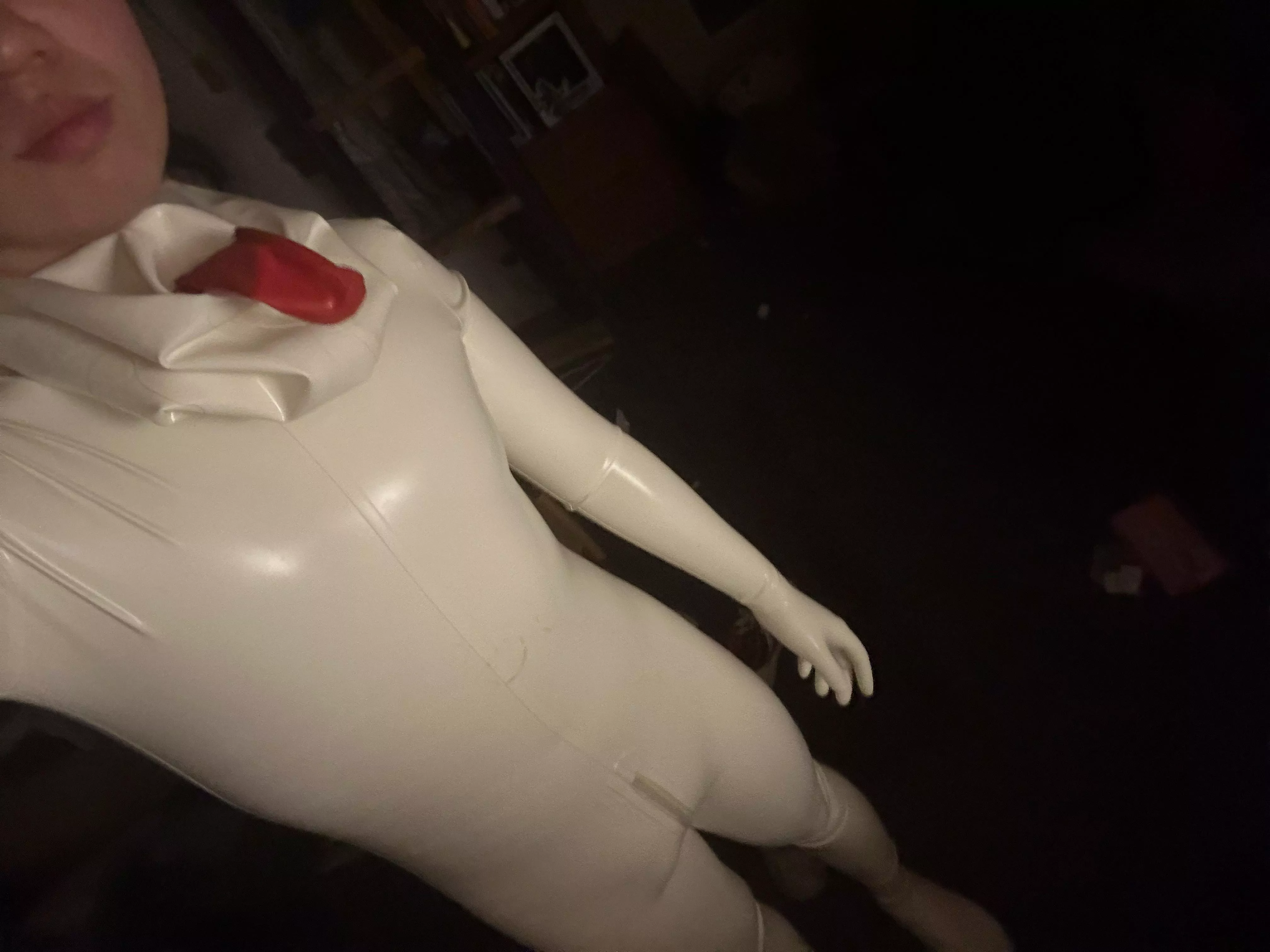 About to put the hood and lock on for 8 hours! Good night, and wish me luck!