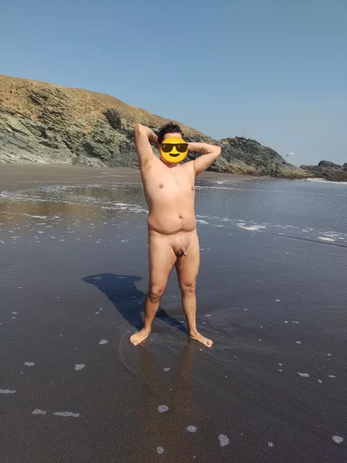 Had the beach to myself