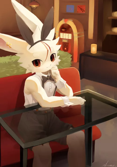 Half-assed the background and the table because of course I did