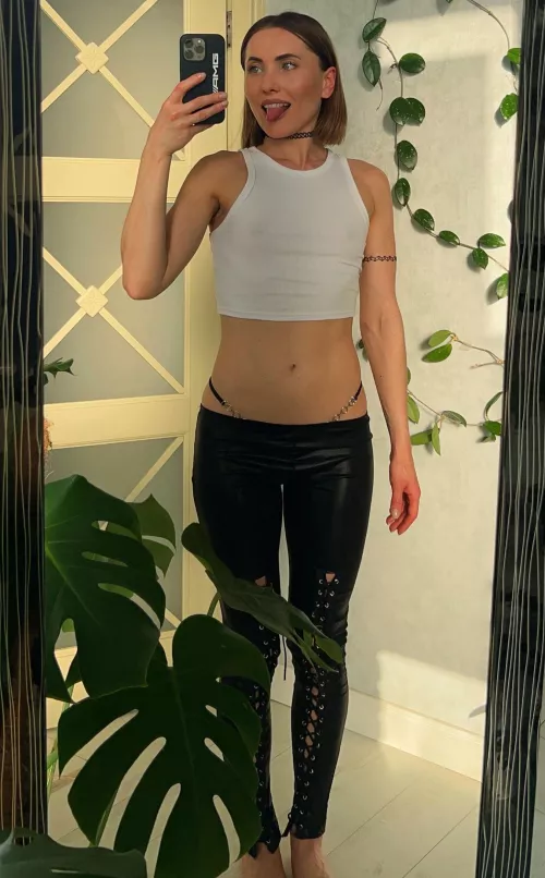 Leather pants, my personal style statement